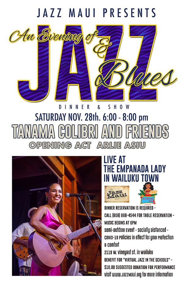 An Evening of Jazz & Blues with Tanama Colibri