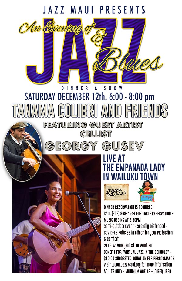 An Evening of Jazz & Blues with Tanama Colibri