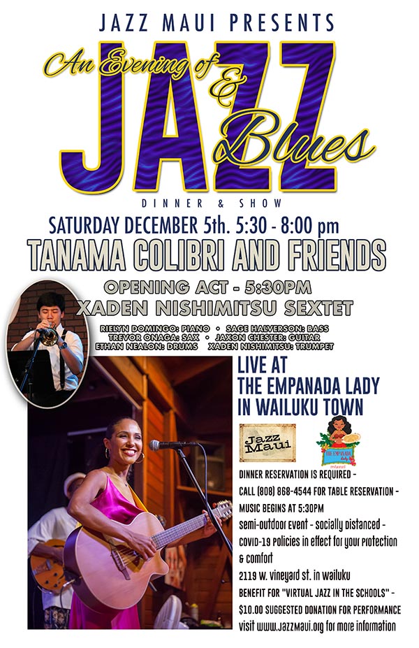 An Evening of Jazz & Blues with Tanama Colibri