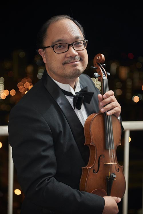 Violinist Duane Padilla