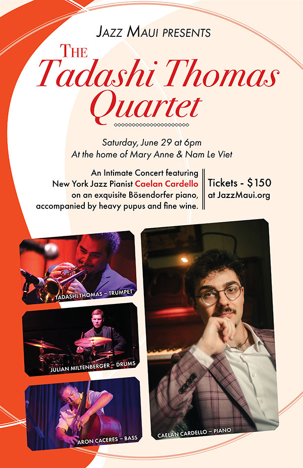 Jazz Maui presents Tadashi Thomas The Quartet