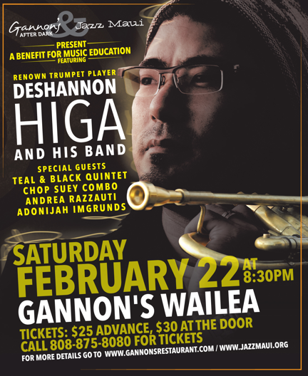 Deshannon Higa & Special Guests | JazzMaui.com